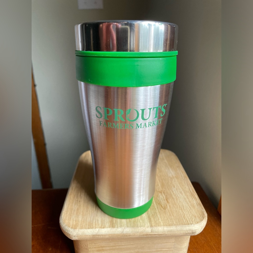 New Sprouts Farmers Market Stainless insulated 12 oz Travel Tumbler